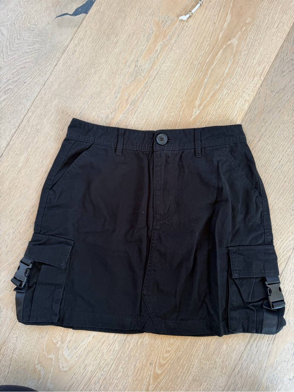 Urban Outfitters Black Cargo Mini Skirt